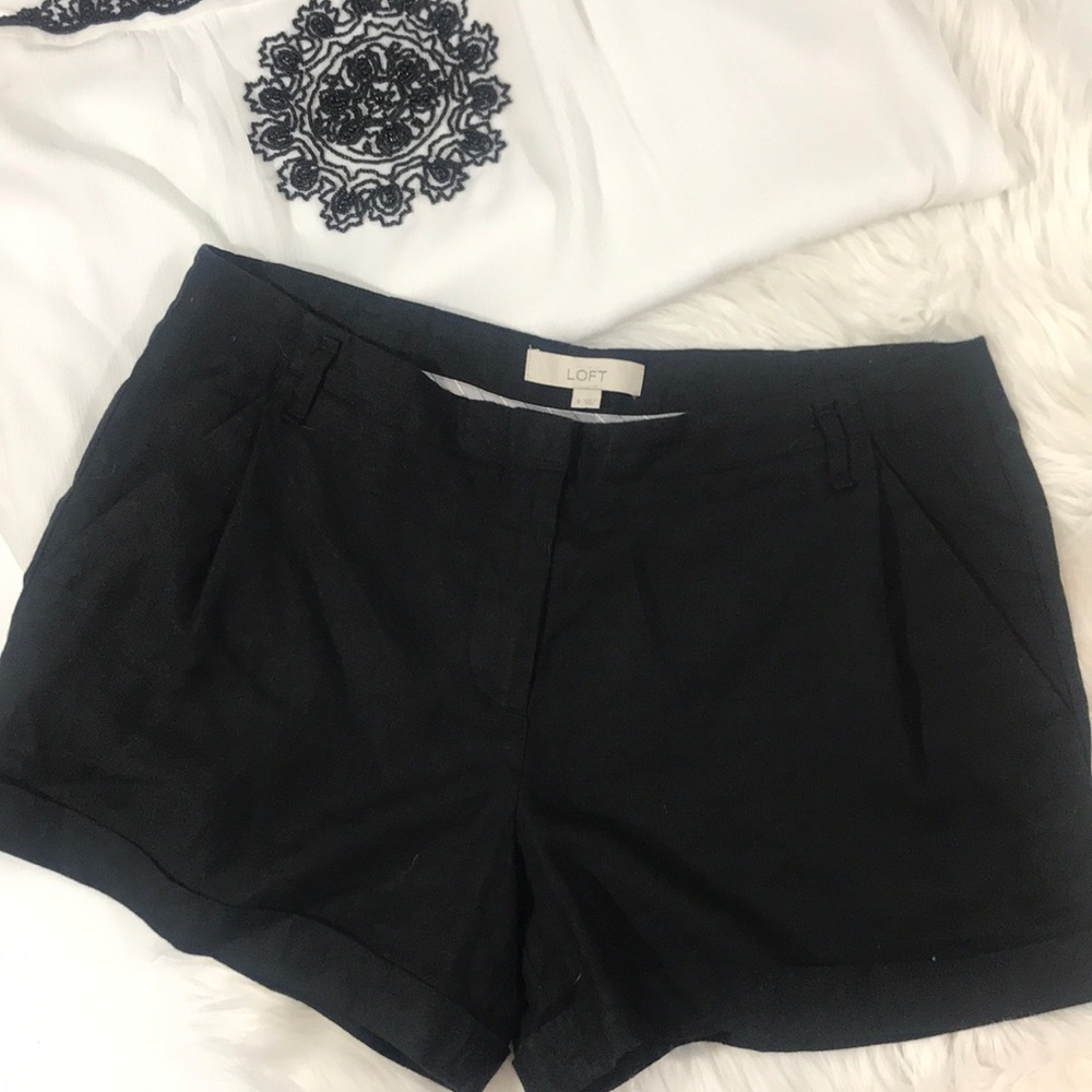 LOFT Black Shorts